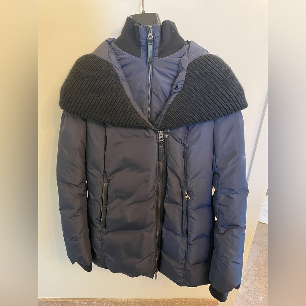 Mackage Down Puffer Coat with Knit Collar – Size S/P